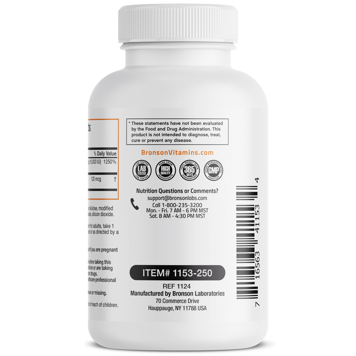 Bronson Vitamin K2 D3 (MK7) Extra Strength D3 & K2 Complex, 120 Capsules | Bone, Immune & Heart Health Support, Gluten Free, Soy Free, Non-GMO, Vitamin D3 10,000IU (250 mcg) & 120 mcg K2 MK-7