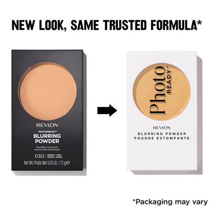 Revlon PhotoReady Blurring Face Powder, Face Makeup, Packaging May Vary, 030 Medium Deep