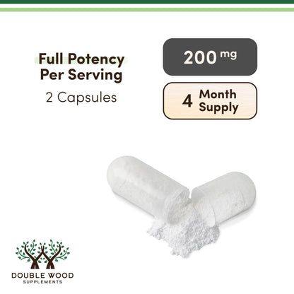 Nattokinase Supplement 4,000 FU Servings, 120 Capsules (Derived from Japanese Natto) Systemic Enzymes for Cardiovascular and Circulatory Support by Double Wood