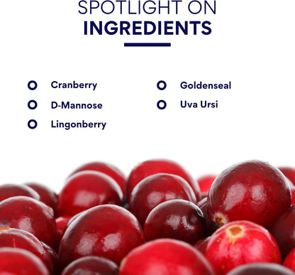 Research Verified UTI Relief - Urinary Tract Support Supplement - 100% Natural, Vegan with Lingonberry, Cranberry & D-Mannose - 6 Bottle (6 Month Supply)