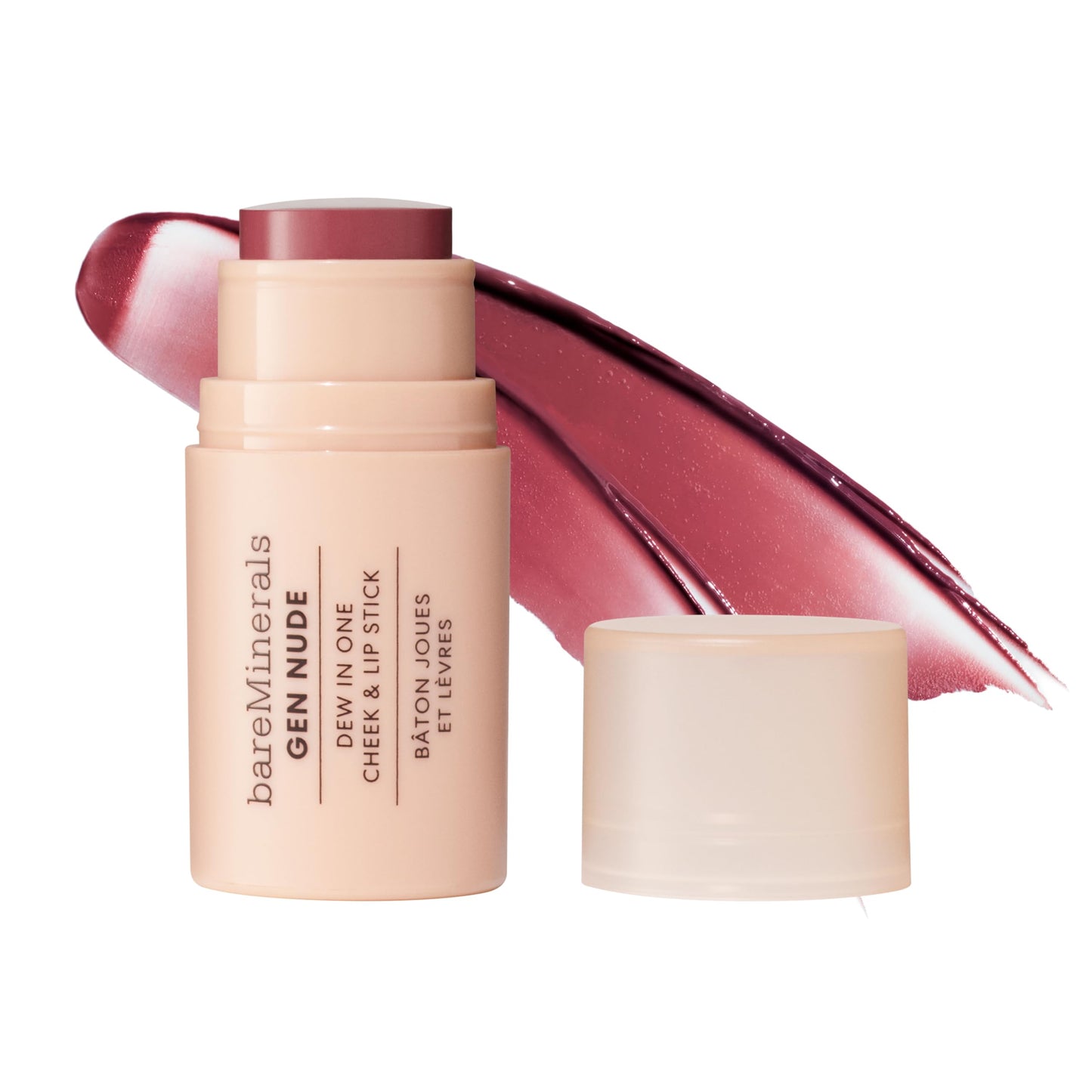 bareMinerals Gen Nude Dew in One Cheek & Lip Stick - Berry Me in Merlot