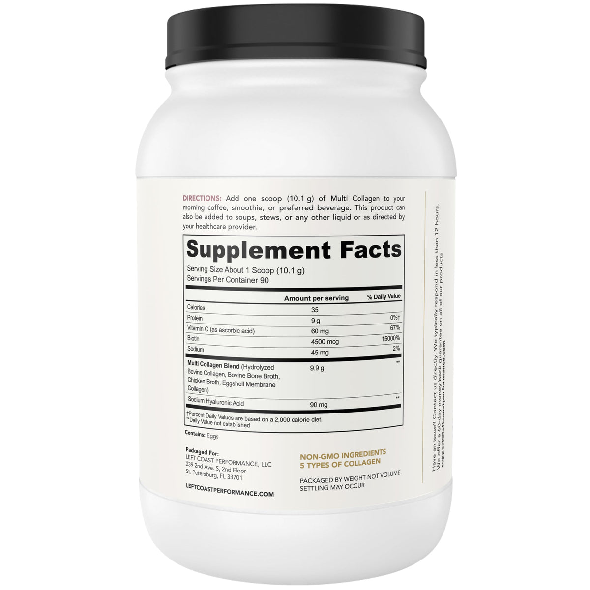 Advanced Collagen Complex Powder – VERISOL®, FORTIBONE®, & FORTIGEL® for Hair, Skin, Bone & Joint Support – Clinically Studied Ingredients – Grass-Fed Hydrolyzed Collagen Peptides – 30 Servings