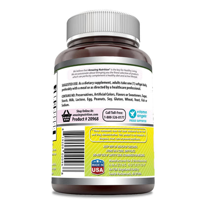 Amazing Formulas Evening Primrose Oil 1300mg, 10% GLA, Softgels Supplement | Hexane Free Cold Pressed Oil | Non-GMO | Gluten Free (250 Count)