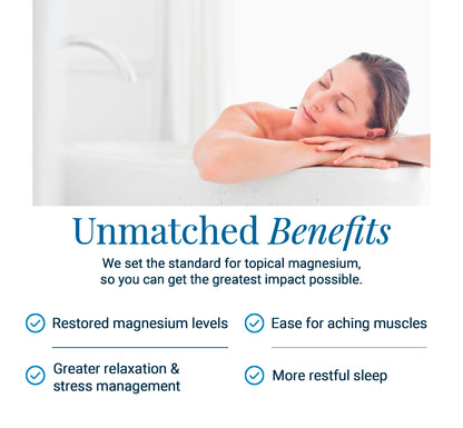 Ancient Minerals Magnesium Bath Flakes, Epsom Salt Alternative, 8lb | Pure Zechstein magnesium chloride flakes for soaking & whole-body replenishment. 8 lb resealable bag.