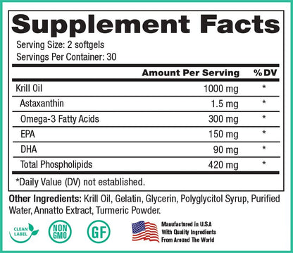 Peak Pure & Natural Cardio Platinum & Krill Oil