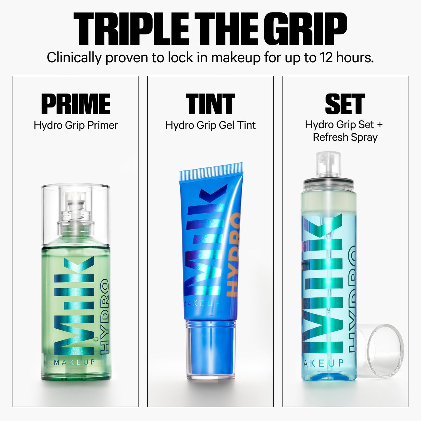 Milk Makeup Hydro Grip Primer with Hyaluronic Acid + Niacinamide – Hydrating Face Primer Grips Makeup for Up to 12 Hours – Silicone-Free, Lightweight Gel with Dewy Finish – 0.33 oz Milk MakeupBuy Supplements Australia