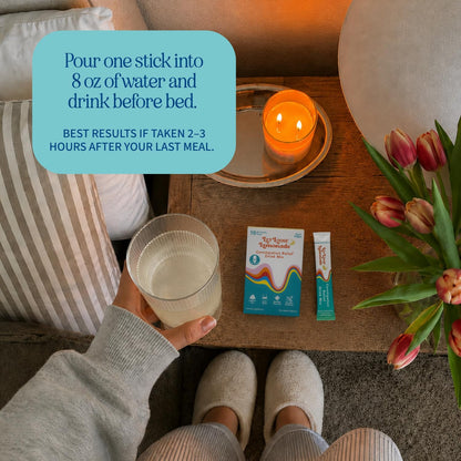 Let Loose Lemonade Magnesium Constipation Relief Drink Mix (10 Sticks) | Sugar-Free, Travel-Ready, Gentle Overnight Bloat & Bowel Movement Support for Women, Formulated with Ozonated Magnesium Oxide