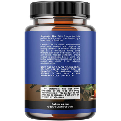 Diosmin Hesperidin 1000mg Complex for Adults - Bitter Orange Supplement for Varicose Veins Support, Leg & Feet Blood Health - Diosmin & Hesperidin Supplements from Citrus Aurantium - 60 Count