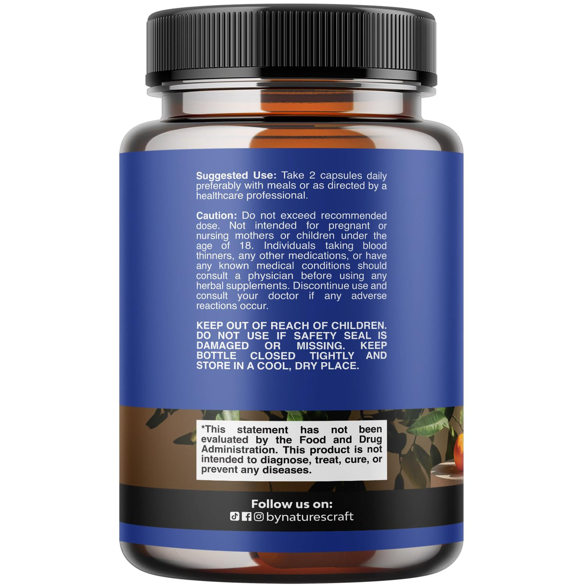 Diosmin Hesperidin 1000mg Complex for Adults - Bitter Orange Supplement for Varicose Veins Support, Leg & Feet Blood Health - Diosmin & Hesperidin Supplements from Citrus Aurantium - 60 Count