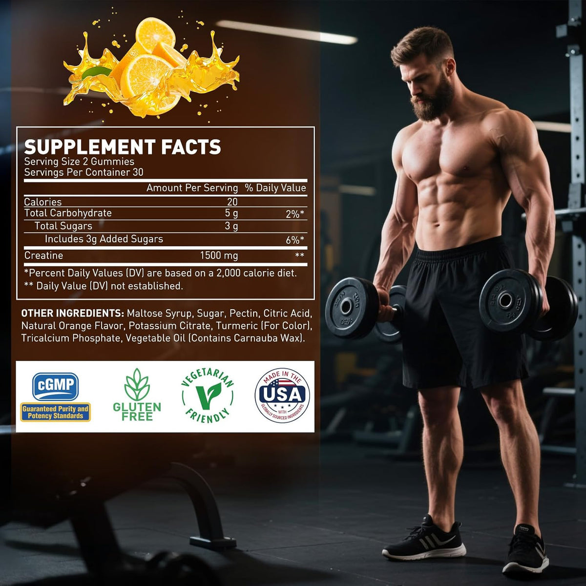 ALA & Creatine Gummies 2-Pack Bundle – Supports Athletic Performance & Antioxidant Defense for Adults