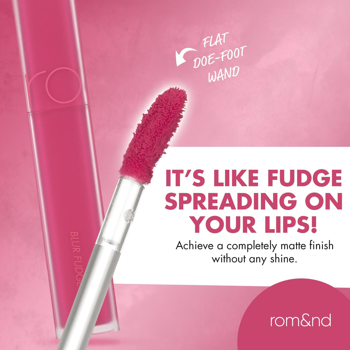 rom&nd OVEEER Shade Series Blur Fudge Tint | Silky Matte Lipstick for Velvety Smooth Lips | Long-Lasting Stain, Wrinkle Blurring, Moisturizing Formula | 16 Burnt Orange | Lip Stain Long Lasting Waterproof | Buildable Matte Blurred Finish | Hydrating Lip S