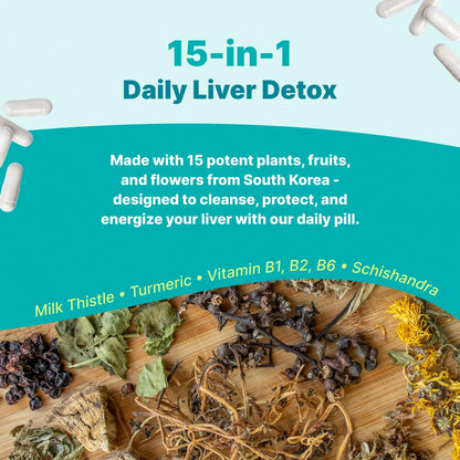The Plug Liver Cleanse Detox & Repair Milk Thistle (Silymarin), Turmeric, Dandelion Root & Vitamin B– Herbal Capsules for Liver, Digestive & Immune Support – Non-GMO