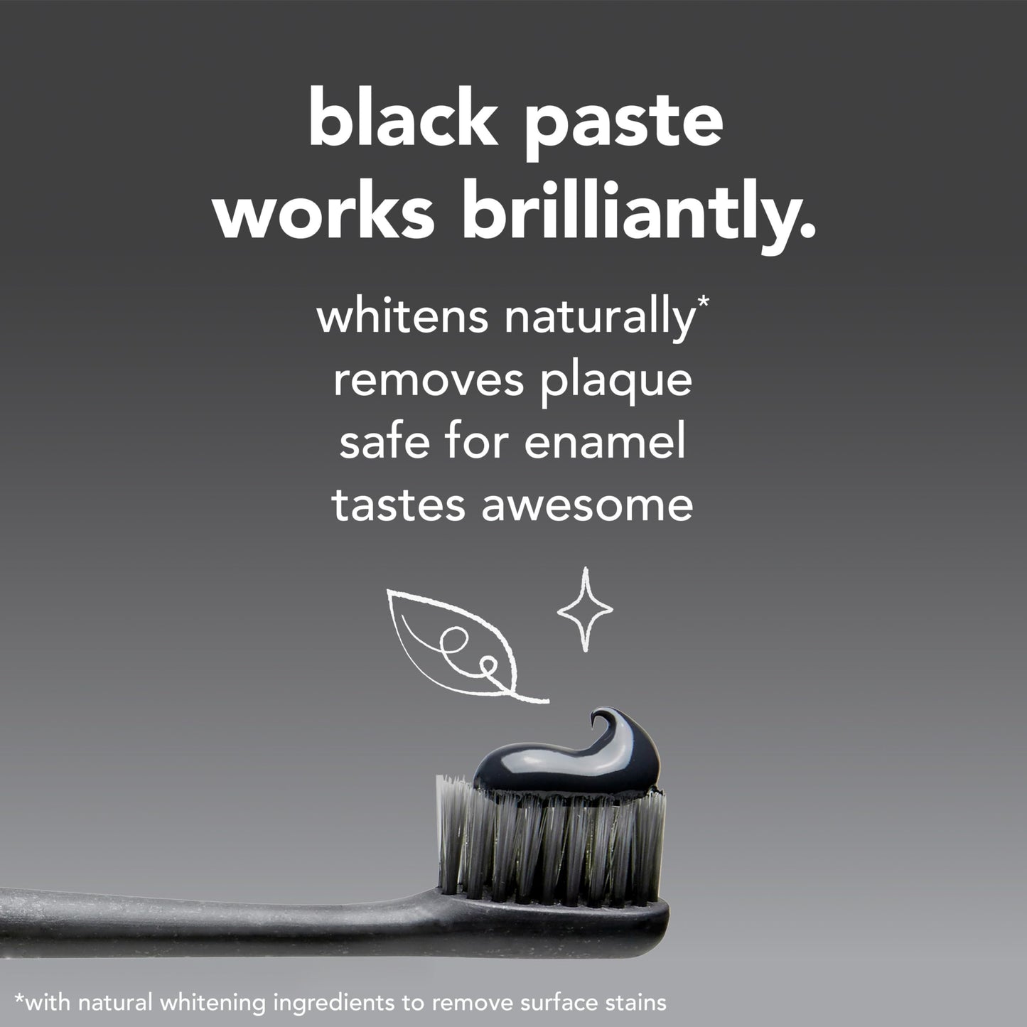 hello Epic Whitening Charcoal Fluoride Free Toothpaste, Activated Charcoal Toothpaste with Coconut Oil, Whitens Teeth Naturally, SLS Free