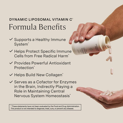 Stonehenge Health Dynamic Liposomal Vitamin C + Dynamic Immunity Bundle Supplements to Support Immune System, Collagen Synthesis, and Brain Health