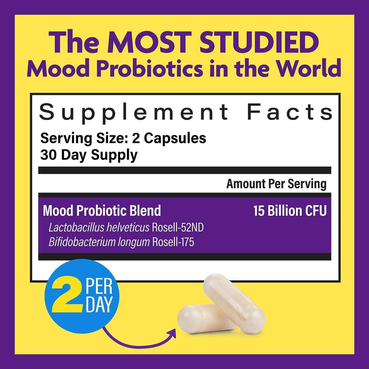 Magnesium & Mood Bundle: InnovixLabs Advanced Magnesium (150 Time-Release Capsules) and InnovixLabs Mood Probiotic (60 Capsules). Helps Promotes Relaxation and Healthy Mood. *