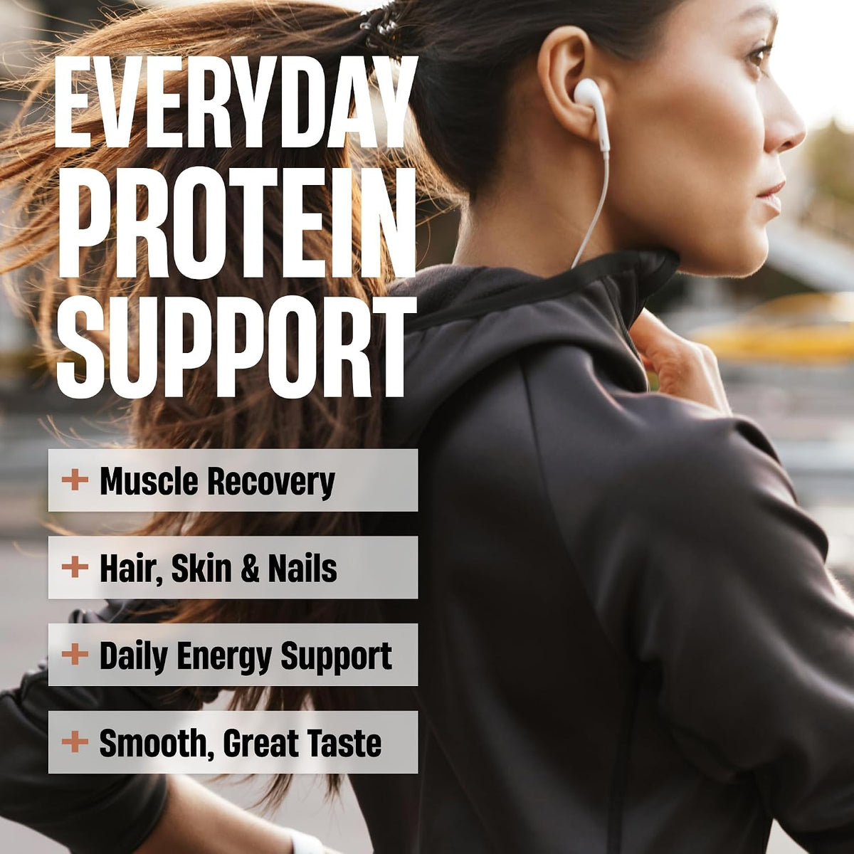 Whole Food Protein Powder - 25g Protein per Scoop, Lactose Free Protein with Beef Isolate, Collagen, Pea, Brown Rice, Chicken & Egg Protein, 0G Sugar, Keto Friendly, Chocolate Ice Cream 25 Serv