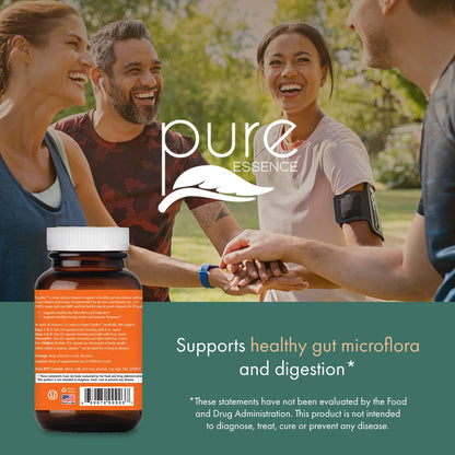 Pure Essence Candex Supplement - Yeast Overgrowth Supplement with Digestive Enzymes, Yeast Infection Probiotic Treatment for Men and Women - 120 Capsules