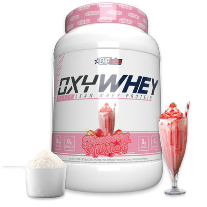 EHP Labs OxyWhey Whey Protein Isolate – 25g High Protein, Low Carb, Sugar Free Meal Replacement – Lean Whey Powder for Muscle Recovery – Non-GMO, Gluten Free – 25 Serves – Vanilla Ice Cream