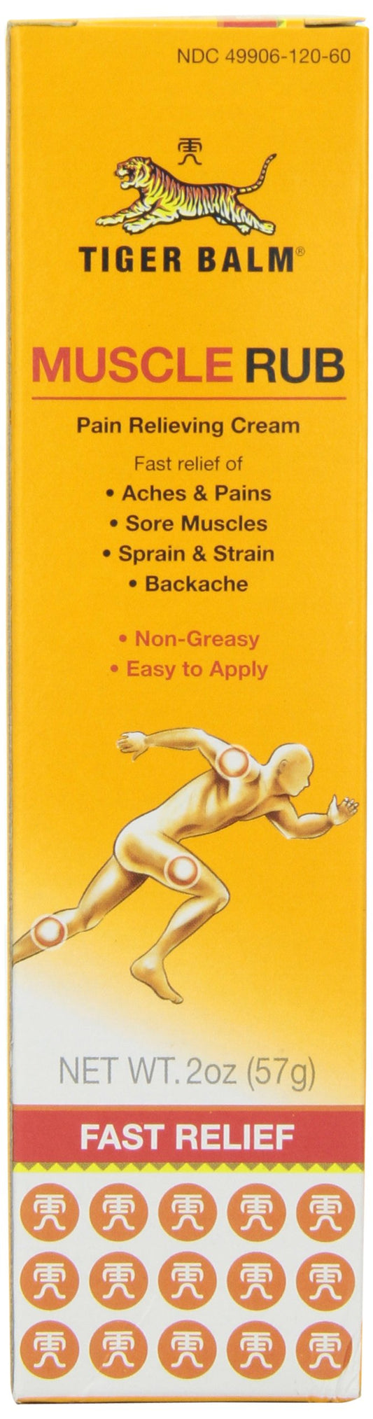 Tiger Muscle Rub Topical Analgesic Cream 2 Ounces (57 g) (Pack of 4) Tiger BalmBuy Supplements Australia