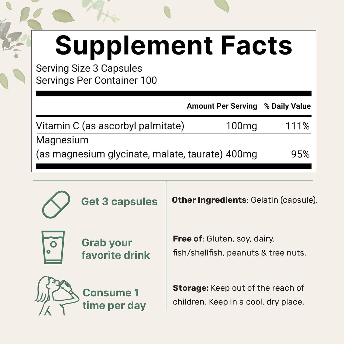 Micro Ingredients Pure Methylated B Complex & Pure Triple Magnesium 400mg Capsules | 2 Pack Bundle | Glycinate, Malate, B12, Thiamin, Fat Soluble Vitamin C, & More | Clean Ingredients Without Fillers