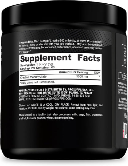 PROSUPPS Hyde Nightmare Intense Energy Pre-Workout, Black N' Berry, and Creatine 300 Bundle