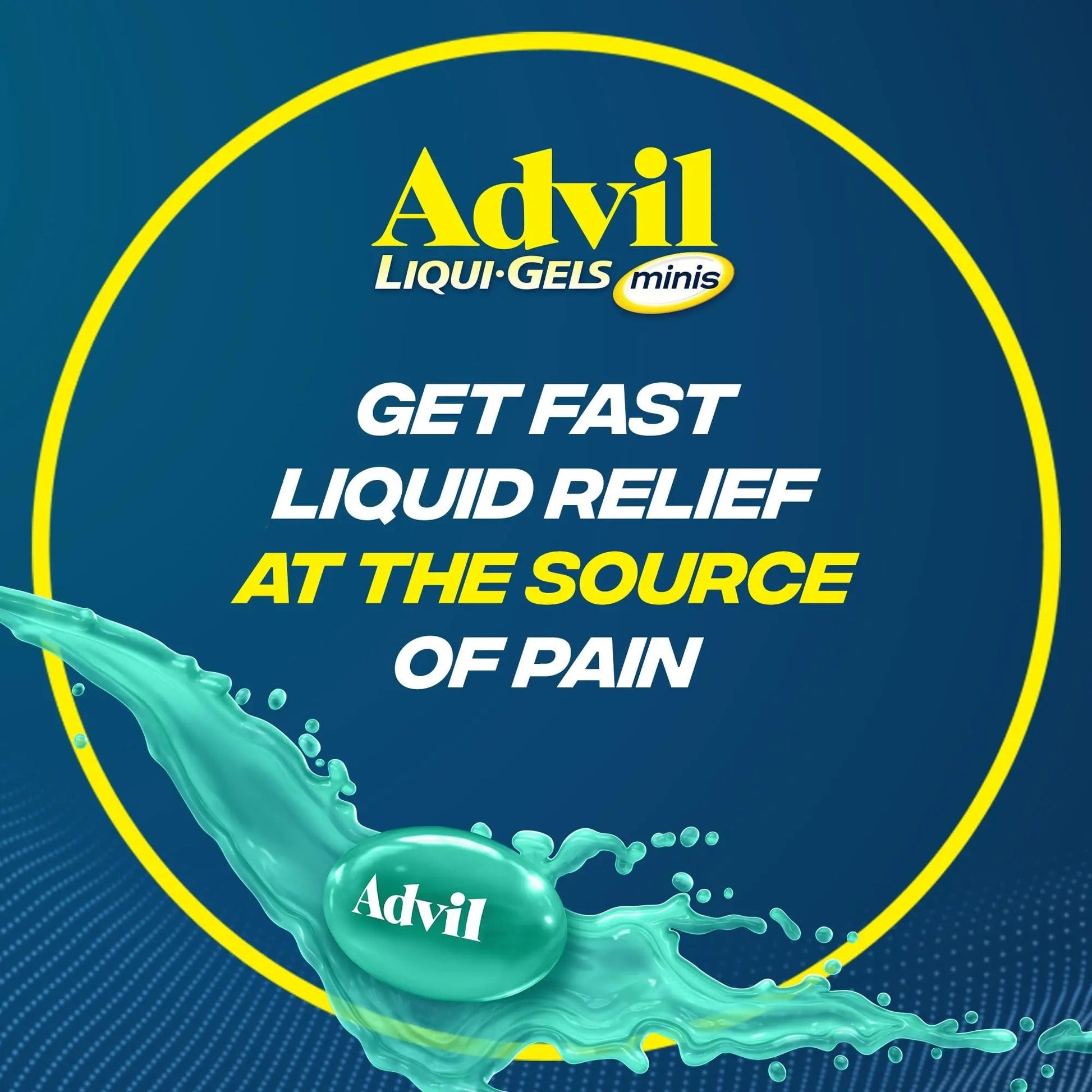 Advil Liqui-Gels minis Pain Reliever and Fever Reducer, Pain Medicine for Adults with Ibuprofen 200mg for Pain Relief - 50x2 Liquid Filled Capsules AdvilBuy Supplements Australia