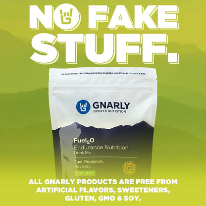 Gnarly Nutrition Hydrate Grapefruit (14.10oz) Fuel2O Limeade - (25 Serv) Bulk Bag (25.57oz)