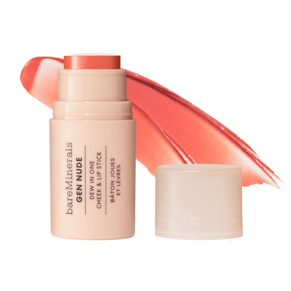 bareMinerals Gen Nude Dew in One Cheek & Lip Stick - Just Peachy