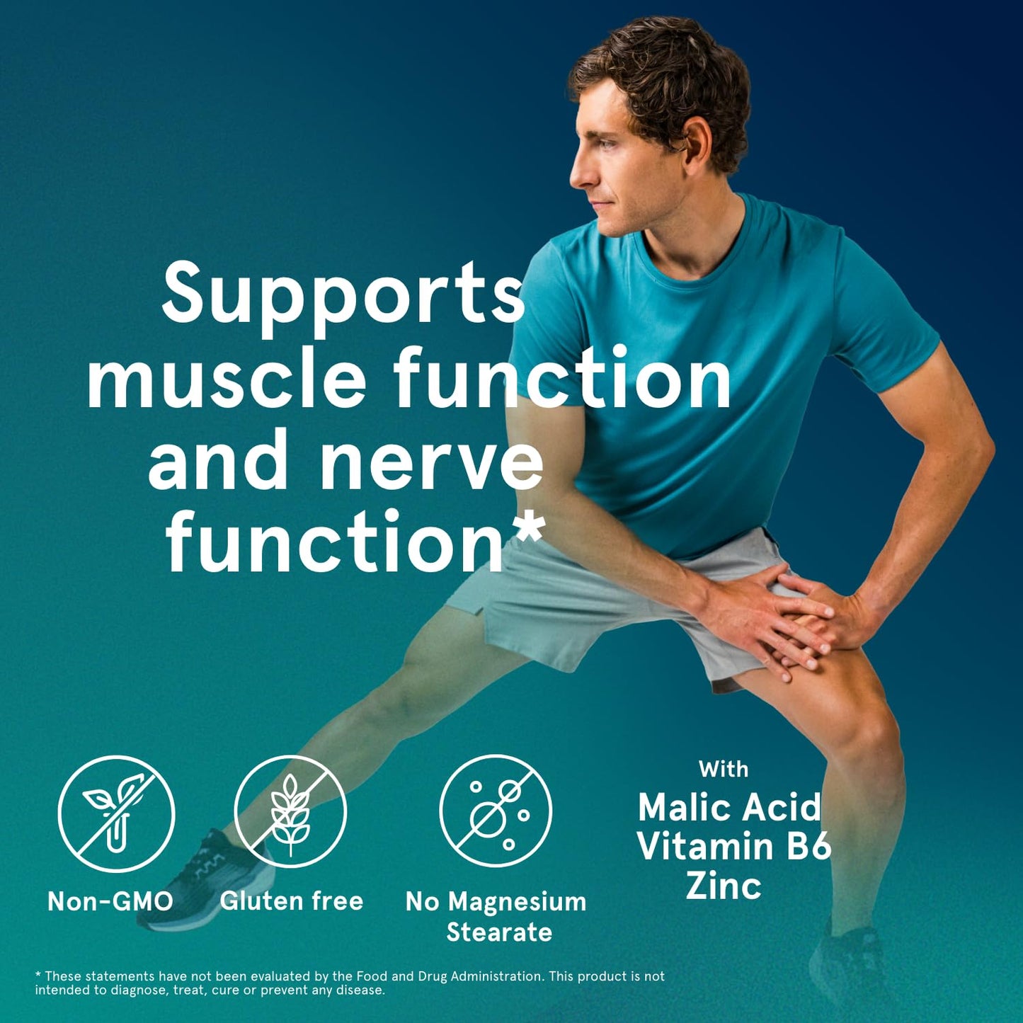 Puori Magnesium Complex Supplement - High Absorption Magnesium Taurinate & Gluconate, Zinc, Vitamin B6 & Malic Acid for Sleep Support, Immune & Bone Health & Muscle Recovery - 240 Vegan Capsules