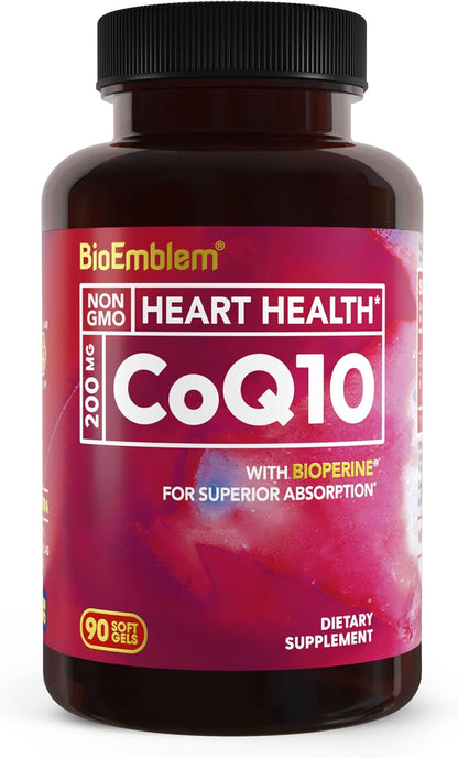 BioEmblem Triple Magnesium Complex and CoQ10 with BioPerine