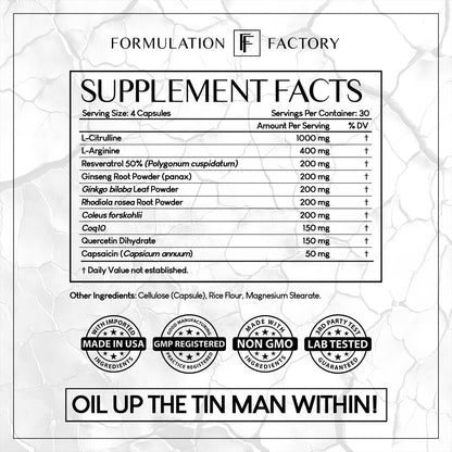Formulation Factory Primal Power x Heart of Steel