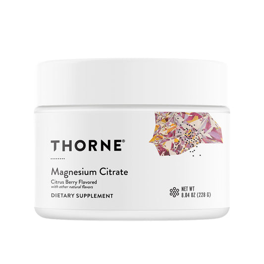 THORNE - Magnesium Citrate - Supports Healthy Muscle & Urinary Tract Function, Heart Health, Bone Health & Occasional Constipation Relief* - Citrus Berry Powder - Third-Party Certified - 60 Servings THORNE buy supplements Au