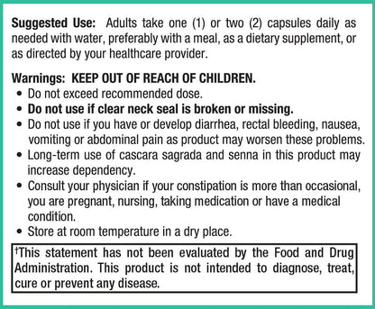 Peak Pure & Natural Colon Support - Colon Cleanse and Detox Supplement for Digestive Health - Gut Health Support with Inulin and Senna Leaf Extracts - with Fiber, Prebiotics, and Probiotics - 1 Pack