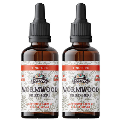 Wormwood Organic Tincture - Natural Intestinal Cleanse and Digestive Cleanse Supplement - Wormwood Herb Extract for Detox - Made in USA - 2 Fl Oz (Wormwood - 2 Fl Oz)