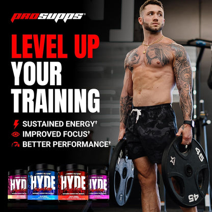 ProSupps L-Carnitine 3000 Stimulant Free Liquid Shots (31 Servings, Berry) and Mr. Hyde Signature Series Pre-Workout Energy Powdered Drink (30 Servings, Pixie Dust) Bundle