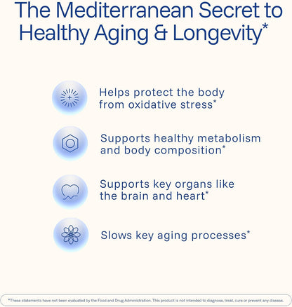 ProHealth Hydroxytyrosol Extreme - Hydroxytyrosol Supplement, Olive Leaf Extract (Olive Leaf Extract Organic) (90 Vegetarian Capsules) Gluten Free, Soy Free.