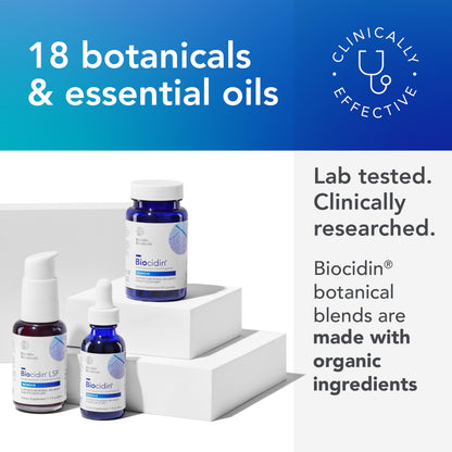 Biocidin Liquid Formula - Biocidin Broad-Spectrum Botanical Drops for Microbiome Balance - Biofilm Buster Support and Gut Detox Cleanse Routine