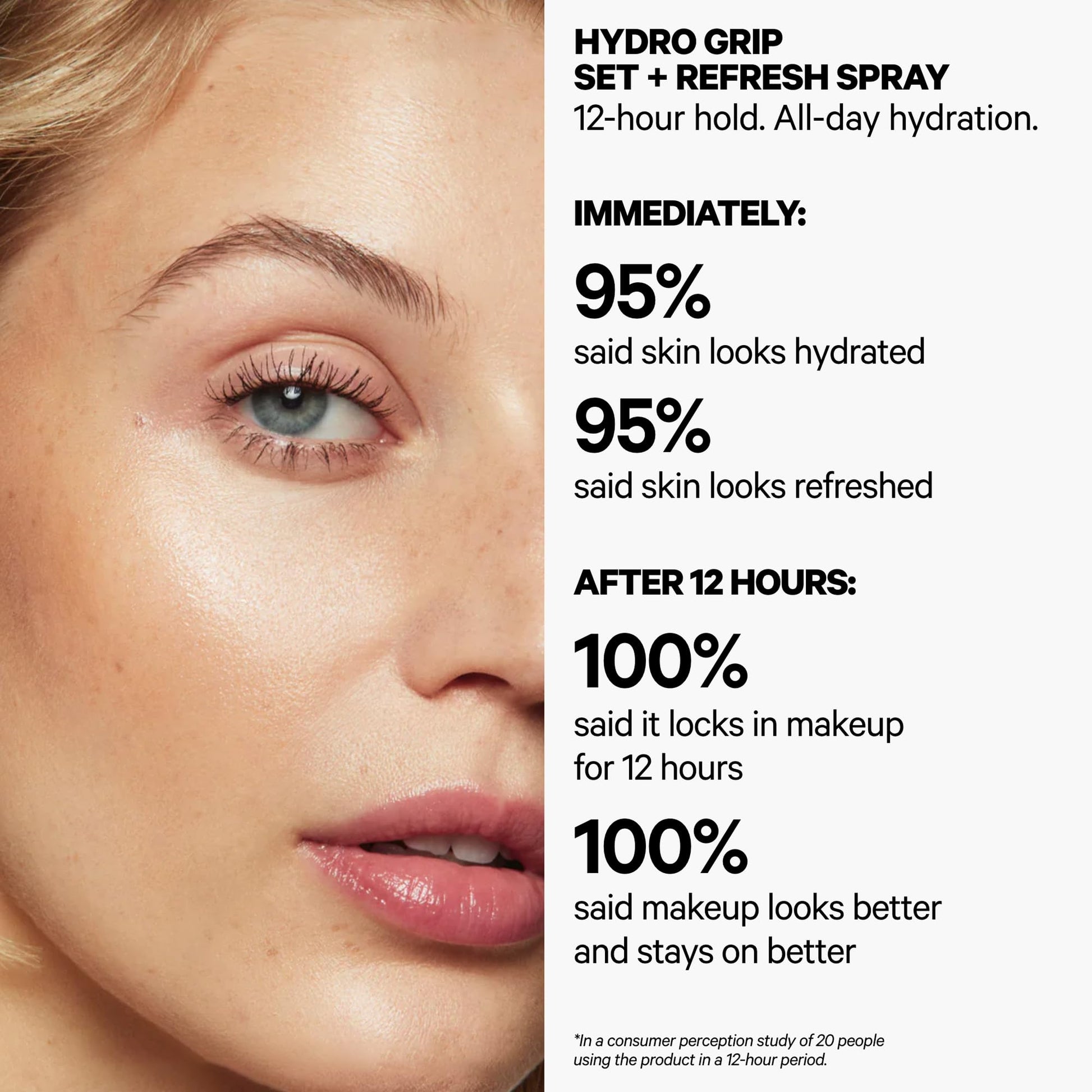 Milk Makeup Hydro Grip Set + Refresh Spray with Hyaluronic Acid – Sets Makeup + Hydrates Skin for Up to 12 Hours – Long-Lasting, Alcohol-Free Facial Mist for Dewy, Radiant Skin – 1.69 oz Milk Makeup buy supplements Au
