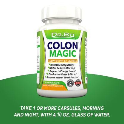 Colon Cleanse Detox Formula - Natural Bowel Cleanser Pills for Intestinal Bloating & Fast Digestive Cleansing - Daily Constipation Relief Supplement Gut, Belly,