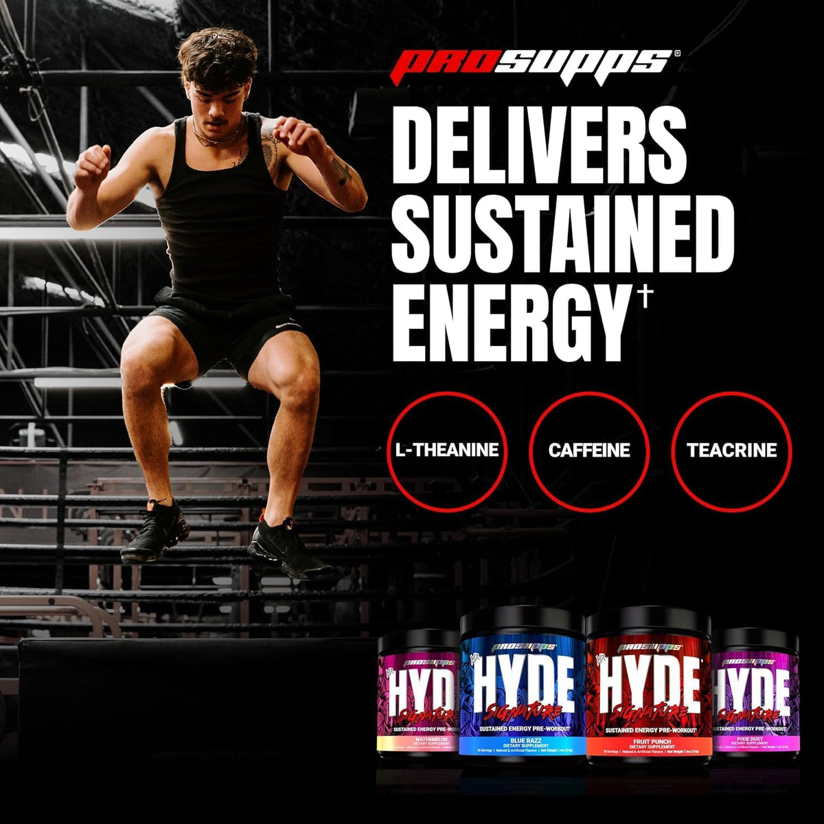 PROSUPPS L-Carnitine 3000 Stimulant Free Liquid Shots (31 Servings, Dragon Fruit) and Mr. Hyde Signature Series Pre-Workout Energy Powdered Drink (30 Servings, Pixie Dust) Bundle
