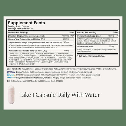 Stonehenge Health Dynamic Biotics+ for Women + Dynamic Biotics Probiotics Bundle Supplements to Support Digestive & Feminine Health