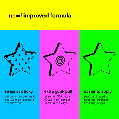Starface Hydro-Star Pimple Patches + Big Yellow Compact, Clinically Proven Spot Shrinking in 6 Hours, Absorb Fluid and Reduce Redness, Hydrocolloid, Vegan and Cruelty-Free Skincare (32 Count) Starface WorldBuy Supplements Australia