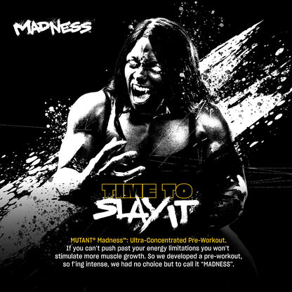 MUTANT Madness, Ultra-Concentrated Pre-Workout, Fruit Punch, 9.52 oz