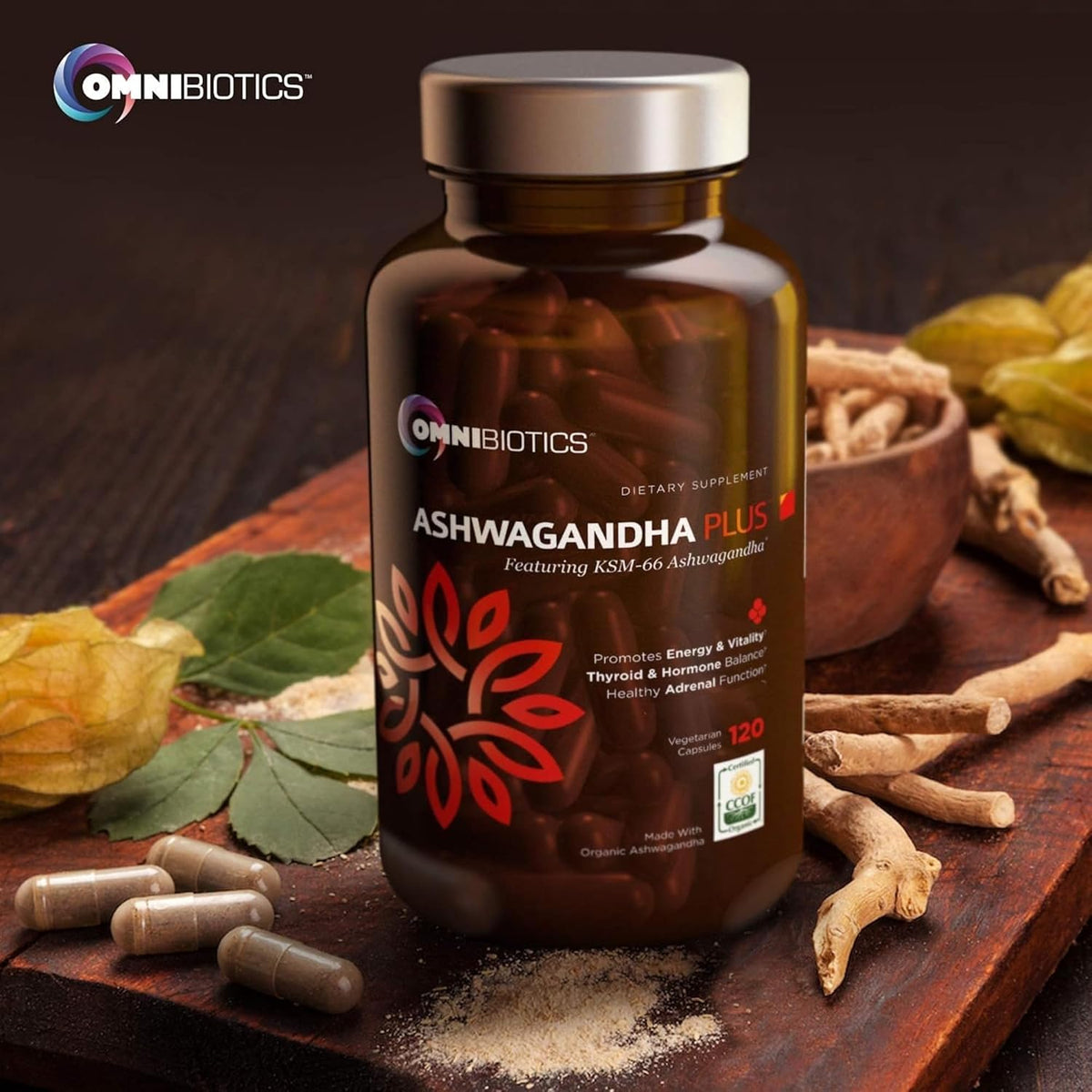 OmniBiotics Ultimate Daily Multivitamin + Magnesium Glycinate + Ashwagandha Root Supplement
