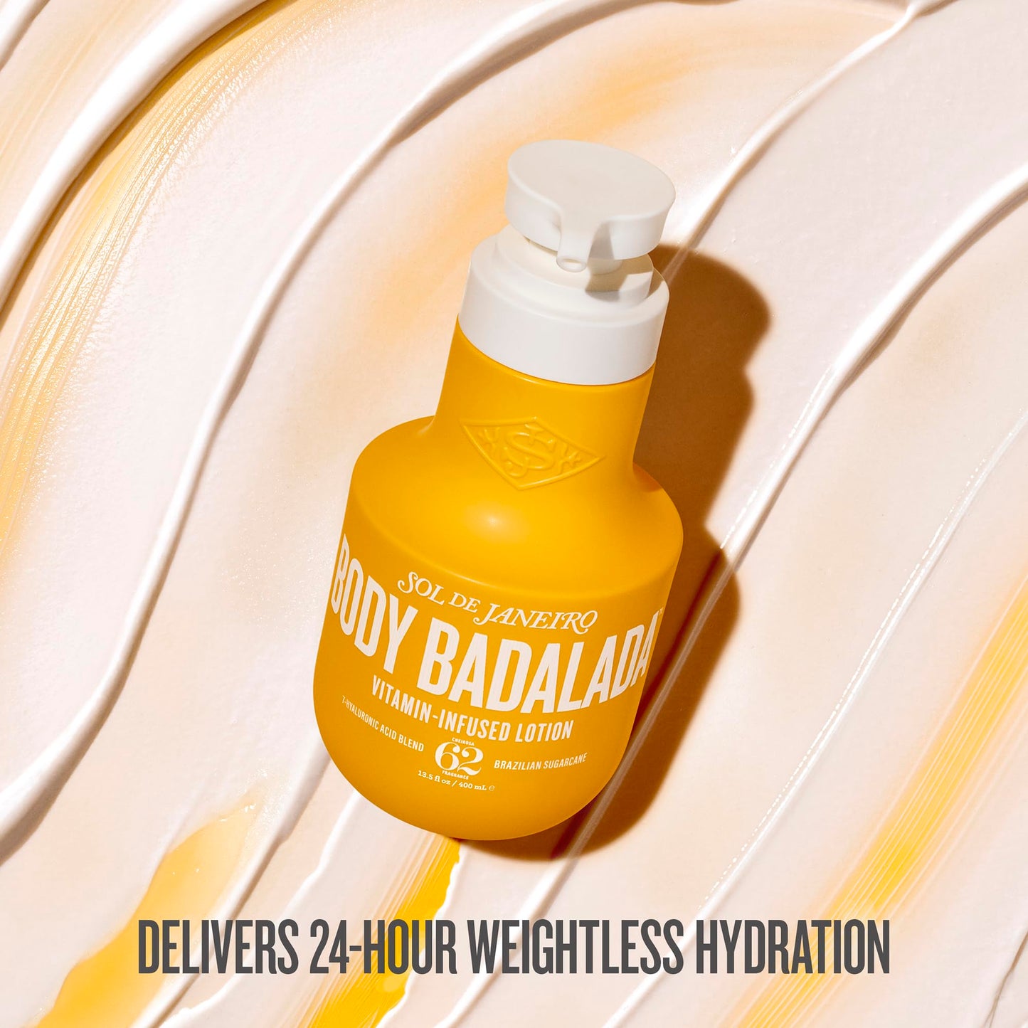 Sol de Janeiro Body Badalada Vanilla Lotion | Vitamin-Infused Body Lotion | Cheirosa 62 Fragrance | 13.5 fl oz.
