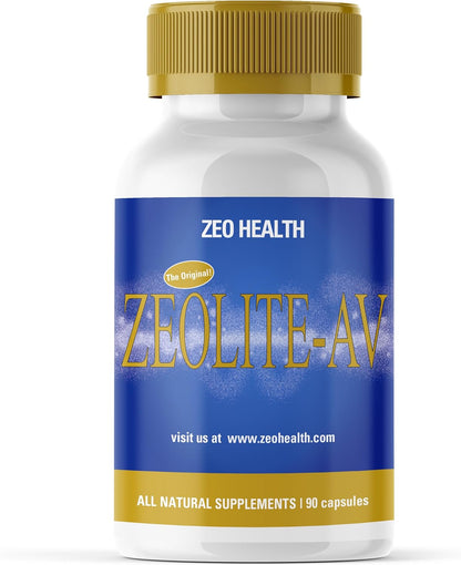 Zeolite–AV Capsules | Potent Immune System Booster with Humic Acid | Restore Trace Minerals, Replenish Electrolytes, & Detox Support| Promotes Energy, Restful Sleep & Mental Clarity (90 Count)