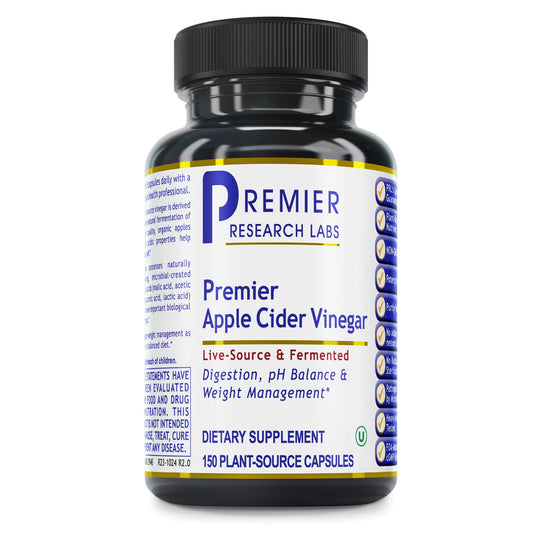 Premier Research Labs Apple Cider Vinegar Capsules - ACV Capsules, Apple Cider Vinegar Pills, Supplement for Digestion, pH Balance, Microbiome Health for Women and Men - 150 Vegetarian Capsules Premier Research LabsBuy Supplements Australia