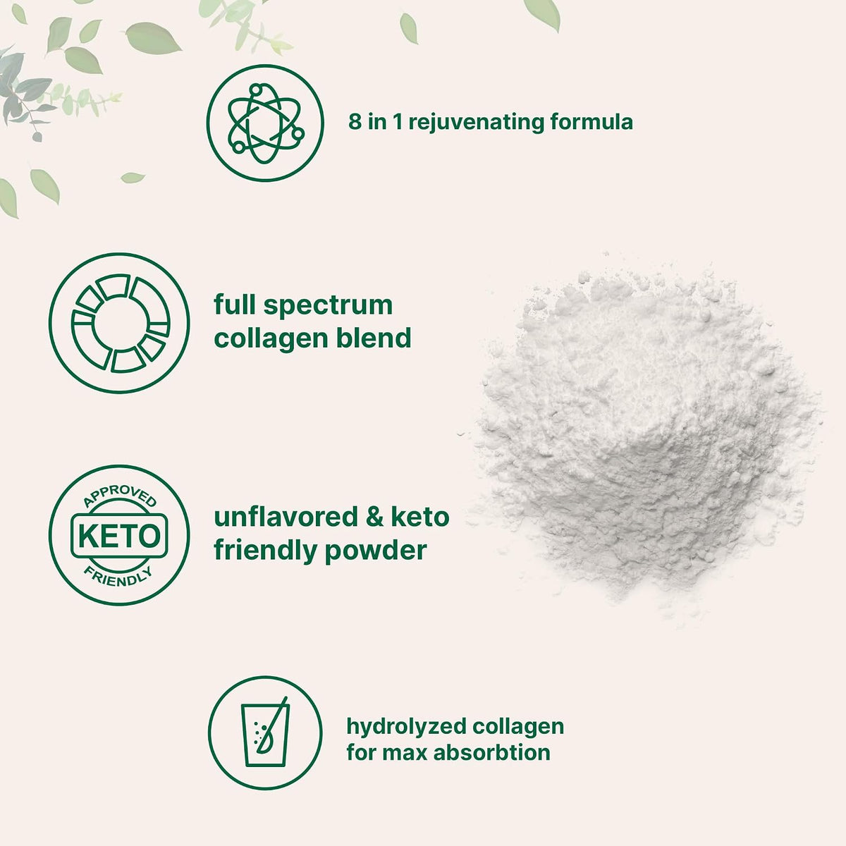 Micro Ingredients 8-in-1 Multi Collagen Powder & Women’s Probiotics 100 Billion CFU Veggie Capsules | 2 Pack | Hydrolyzed Peptides + Hyaluronic Acid & Vitamin C | 40 Strains + Cranberry & D-Mannose