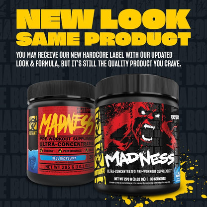 MUTANT Madness, Ultra-Concentrated Pre-Workout, Fruit Punch, 9.52 oz