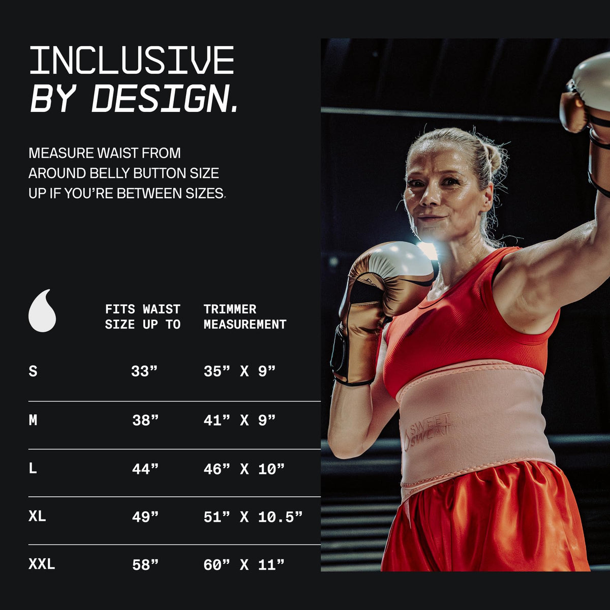 Sports Research Sweet Sweat® Waist Trimmer Extra-Coverage - Adjustable Fit · Latex-Free Neoprene · More Coverage